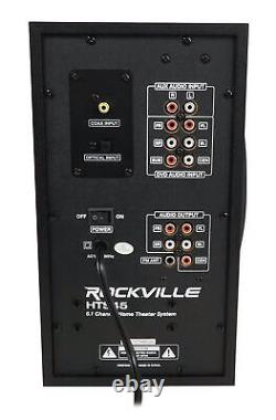 Système audio de cinéma maison Rockville HTS45 800w 5.1 canaux avec Bluetooth + caisson de basse