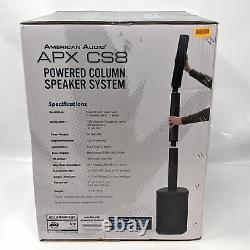 Système de haut-parleurs en colonne alimenté American Audio APX-CS8 avec caisson de basses