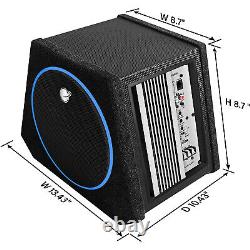 Système de subwoofer amplifié Planet Audio PAB80 8 250W avec enceinte (Chacun)