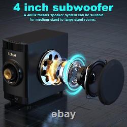 Systèmes de son surround 5.1 Haut-parleurs de système de cinéma maison pour TV Subwoofer Stéréo