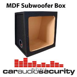 Voiture Audio Subwoofer Enclosure Square Kicker 12 Box Basse Boîte Mdf Black Carpet