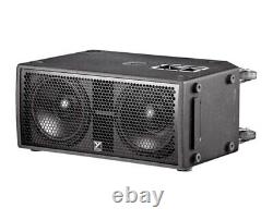 Yorkville PSA1S Série Paraline 2,800 Watt Double Subwoofer Alimenté Actif de 12 pouces