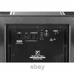 Yorkville Sound Sa221s Dual 21 Synergy Array 6000w Active Portable Pa Subwoofer