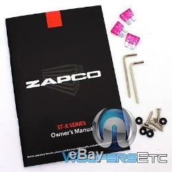Zapco St-1000xm II Monoblock 1000w Rms Haut-parleurs Subwoofers Ampli Basse Nouveaux